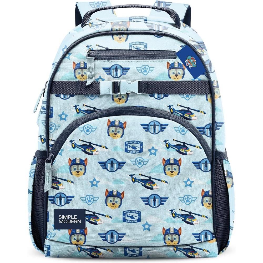 imageSimple Modern Medium Bluey Toddler Backpack for School Girls and Boys Kindergarten Elementary Kids Backpack Fletcher Collection Kids 15quot tall Bluey SkyPaw Patrol Helicopter Chase