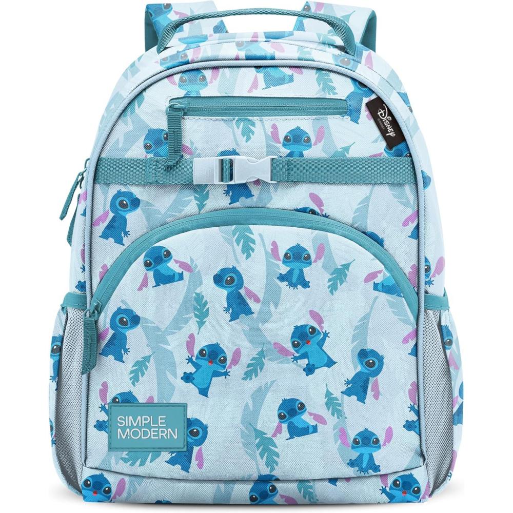 imageSimple Modern Medium Bluey Toddler Backpack for School Girls and Boys Kindergarten Elementary Kids Backpack Fletcher Collection Kids 15quot tall Bluey SkyDisney Tropical Stitch
