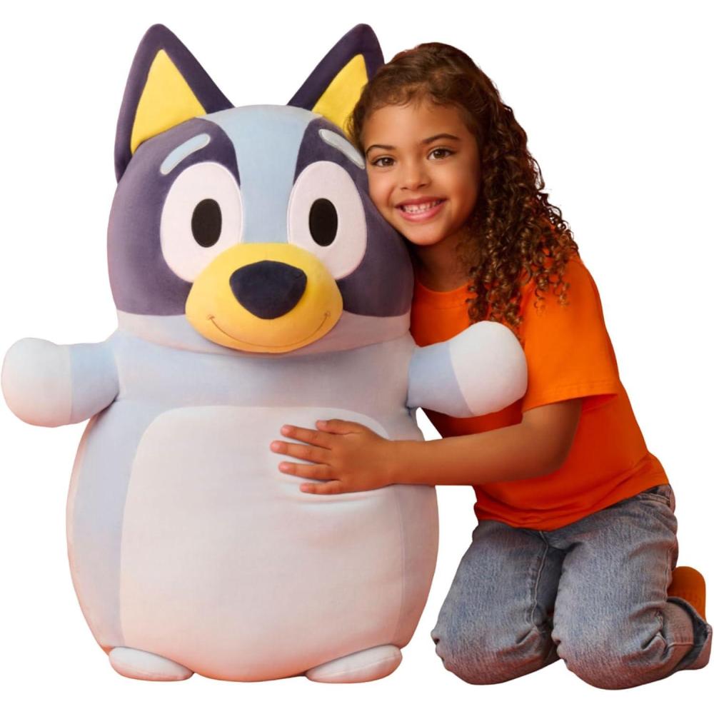 imageSquishmallows Original 26in Bluey HugMees Ultrasoft Official Jazwares Plush Jumbo
