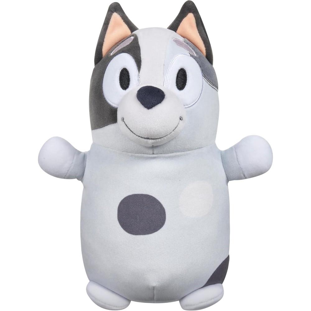 imageSquishmallows Original Bluey 10Inch Bandit HugMees MediumSized Ultrasoft Official Jazwares PlushMuffin