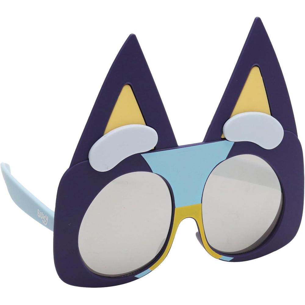 imageSunStaches Official Bluey Sunglasses  Bluey Dress Up Costume Play  UV 400  One Size Fits Most Kids