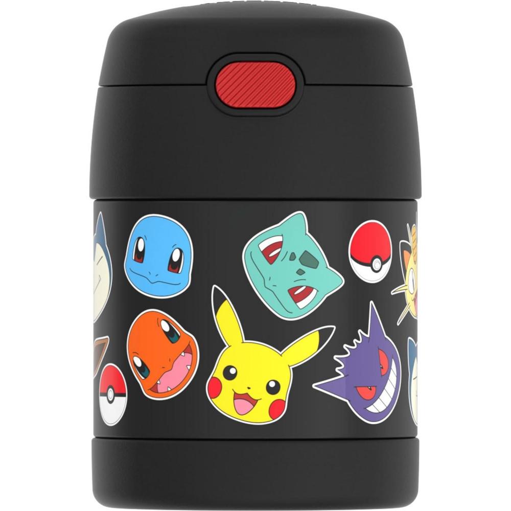 imageTHERMOS FUNTAINER Insulated Food Jar 10 Ounce Kid Friendly Food Jar with Foldable Spoon BlueyPOKEMON