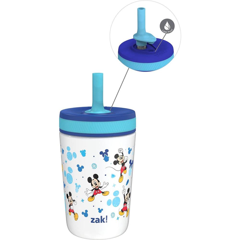 imageZak Designs Bluey Kelso Toddler Cups For Travel or At Home 12oz Vacuum Insulated Stainless Steel Sippy Cup With LeakProof Design is Perfect For Kids Bluey Bingo Grandad MortMickey
