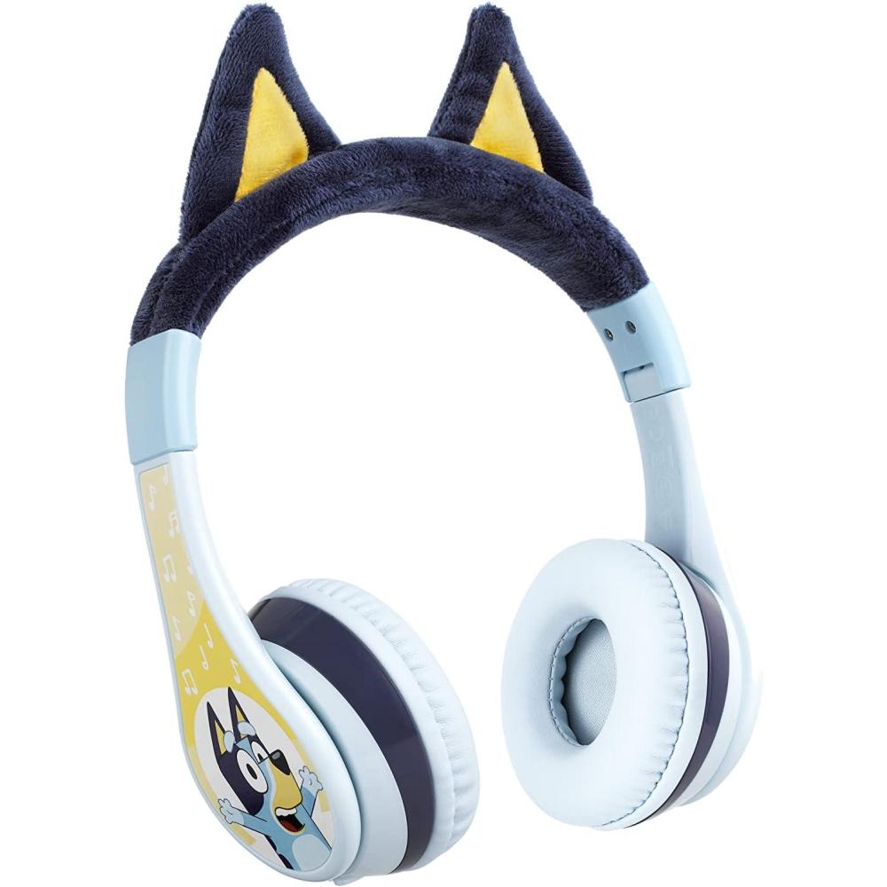 imageeKids Bluey Bluetooth Headphones for Kids Wireless Headphones with Microphone Includes Aux Cord Earphones for School Home or Travel Ideal