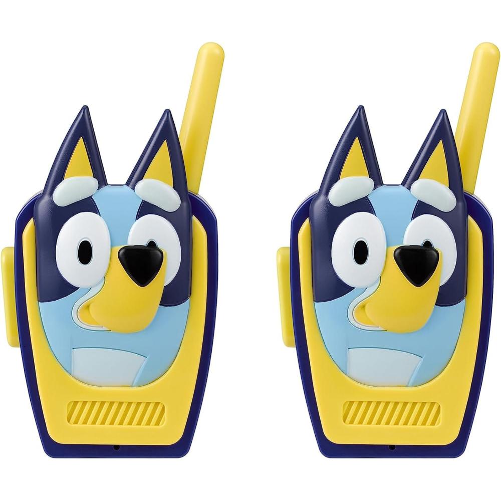 imageekids Bluey Toy Walkie Talkies for Kids Static Free Extended Range Indoor and Outdoor Toys Bluey Toys for Toddlers Make Great
