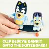 Bluey – Skateboarding 2.5″ & Dad 3.27″ Figures – 2 Pack, Multicolor (13042)
