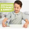 Bluey – Skateboarding 2.5″ & Dad 3.27″ Figures – 2 Pack, Multicolor (13042)