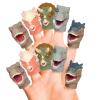 Bluey Bath Finger Puppets, 10 Pc – Party Favors, Educational, Bath Toys, Story Time, Beach Toys, Playtime, Stocking Stuffer(3 inches)