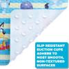 Bluey Bath Mat for Kids, Toddlers and Babies, 15.5 by 22 Inch, Non Slip, Bathtub Mat with Suction Cups, Machine Washable, Cushioned to Protect, Easy to Clean, Official Bluey Characters