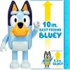 Bluey Best Friend Toy Figurine, 10” Tall, Oversized Poseable Articulated Kids Toy Figure, Durable Big Toys for Kids Ages 3+