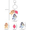 Bluey Bingo Red Balloon Backpack Bag Charm for Girls Official License, Keepy Uppy Backpack Charm and Keychain