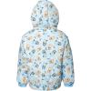 Bluey Bingo Zip Up Fashion Winter Coat Puffer Jacket(Blue)