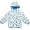 Bluey Bingo Zip Up Fashion Winter Coat Puffer Jacket(Blue)