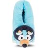 Bluey Ladies Bingo Slippers – Ladies Classic Bingo Big Face Plush Slippers, Bandit, Chilli & Bingo 3D Plush Slippers