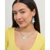 Bluey Layered Necklaces for Girls 2 Pieces, 16″-17″+3.25″ Kids Bluey Jewelry Official License