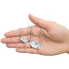 Bluey Layered Necklaces for Girls 2 Pieces, 16″-17″+3.25″ Kids Bluey Jewelry Official License