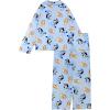 Bluey Unisex Kids’, 2-Piece Loose-fit Button Down Pajama Set, Soft & Cute for Kids, 8
