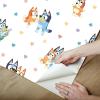 Bluey and Bingo Hearts Multicolor Peel and Stick Wallpaper, RMWS1307