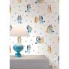 Bluey and Bingo Hearts Multicolor Peel and Stick Wallpaper, RMWS1307