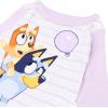 Bluey unisex-child 4-Piece Snug-fit Cotton Pajama Set, Soft & Cute for Kids, BALLOON FUN, 4T