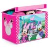 Delta Children – Bluey 4-Piece Toddler Room-in-a-Box Set – Includes Sleep and Play Toddler Bed, Table, 1 Chair and Fabric Toy Box, Blue(Minnie Mouse)