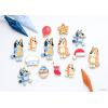 Handstand Kitchen Bluey 10-Piece Holiday Cookie Cutter Set with Bluey, Bingo, Bandit and Chilli Cookie Cutters