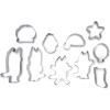 Handstand Kitchen Bluey 10-Piece Holiday Cookie Cutter Set with Bluey, Bingo, Bandit and Chilli Cookie Cutters