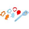 Handstand Kitchen Bluey Cookie Baking Set with Three Bluey Themed Cookie Stamp Cutters and Nylon Cookie Spatula