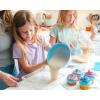 Handstand Kitchen Bluey My First Real Kitchen Tools Set with 1.5 Quart Mixing Bowl, Measuring Spoon Set, Measuring Cup Set and 8.5″ Whisk