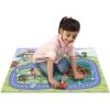 Imaginmat: Deluxe – Bluey – Floor Playmat & Toy Car, 30.5 x 20.5, Character Vehicle & Road Accessories, Durable EVA Foam Mat, Licensed, Kids Ages 3+