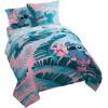 Jay Franco Bluey & Bingo 5 Piece Twin Size Bed Set – Includes Comforter & Sheet Set – Super Soft Kids Bedding Fade Resistant Microfiber (Official Bluey Product)(Pink – Lilo & Stitch)