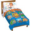 Jay Franco Bluey & Bingo 5 Piece Twin Size Bed Set – Includes Comforter & Sheet Set – Super Soft Kids Bedding Fade Resistant Microfiber (Official Bluey Product)(Blue – Blippi)