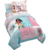 Jay Franco Bluey & Bingo 5 Piece Twin Size Bed Set – Includes Comforter & Sheet Set – Super Soft Kids Bedding Fade Resistant Microfiber (Official Bluey Product)(Multi – Moana)