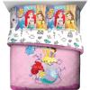 Jay Franco Bluey & Bingo Twin Comforter Set – 5 Piece Bed Set Includes Sheet Set & Pillow Covers – Super Soft Clouds & Stars Kids Bedding(Princess)
