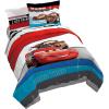 Jay Franco Bluey & Bingo Twin Comforter Set – 5 Piece Bed Set Includes Sheet Set & Pillow Covers – Super Soft Clouds & Stars Kids Bedding(Multi – Cars)