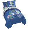 Jay Franco Kids Comforter Set Includes Sheets and Pillow Covers – Soft and Cozy Bed Set for Stylish Room Decor, Blue – Bluey & Bingo, 7 Piece Full(Blue – Minecraft 02)