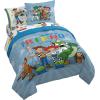 Jay Franco Kids Comforter Set Includes Sheets and Pillow Covers – Soft and Cozy Bed Set for Stylish Room Decor, Blue – Bluey & Bingo, 7 Piece Full(Blue – Toy Story)