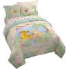 Jay Franco Kids Comforter Set Includes Sheets and Pillow Covers – Soft and Cozy Bed Set for Stylish Room Decor, Pink – Bluey 7 Piece Queen Size Bedding(Multi – Lion King)