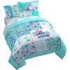 Jay Franco Kids Comforter Set Includes Sheets and Pillow Covers – Soft and Cozy Bed Set for Stylish Room Decor, Pink – Bluey 7 Piece Queen Size Bedding(Multi – Lilo and Stitch 02)