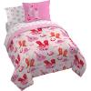 Jay Franco Kids Comforter Set Includes Sheets and Pillow Covers – Soft and Cozy Bed Set for Stylish Room Decor, Pink – Bluey 7 Piece Queen Size Bedding(Pink – Cowgirl)