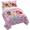 Jay Franco Kids Duvet Cover Set – 3 Piece Super Soft Bedding with Sham Pillowcase, Cover ONLY Comforter Not Included, Multi – Bluey, Queen(Pink – Princess)