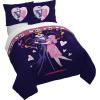 Jay Franco Kids Duvet Cover Set – 3 Piece Super Soft Bedding with Sham Pillowcase, Cover ONLY Comforter Not Included, Multi – Bluey, Queen(Purple – Nightmare Before Christmas)