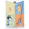Jay Franco Kids Plush Throw Blanket – Soft & Comfy Throw for Couch or Bed – Cozy Home Décor for Living Room & Bedroom, Multi – Bluey, 46×60 – Throw Blanket(Multi – Bluey)