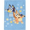Jay Franco Kids Plush Throw Blanket – Soft & Comfy Throw for Couch or Bed – Cozy Home Décor for Living Room & Bedroom, Multi – Bluey, 46×60 – Throw Blanket(Blue – Bluey)