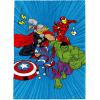 Jay Franco Kids Plush Throw Blanket – Soft & Comfy Throw for Couch or Bed – Cozy Home Décor for Living Room & Bedroom, Pink – Bluey, 40×50 – Travel Blanket(Blue – Avengers)