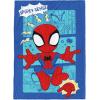 Jay Franco Kids Plush Throw Blanket – Soft & Comfy Throw for Couch or Bed – Cozy Home Décor for Living Room & Bedroom, Pink – Bluey, 40×50 – Travel Blanket(Blue – Spidey & Friends)
