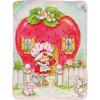 Jay Franco Kids Plush Throw Blanket – Soft & Comfy Throw for Couch or Bed – Cozy Home Décor for Living Room & Bedroom, Pink – Bluey, 40×50 – Travel Blanket(Multi – Strawberry Shortcake)