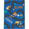 Jay Franco Kids Plush Throw Blanket – Soft & Comfy Throw for Couch or Bed – Cozy Home Décor for Living Room & Bedroom, Pink – Bluey, 40×50 – Travel Blanket(Blue – Blippi)