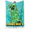 Jay Franco Kids Plush Throw Blanket – Soft & Comfy Throw for Couch or Bed – Cozy Home Décor for Living Room & Bedroom, Pink – Bluey, 40×50 – Travel Blanket(Teal – Minecraft)