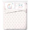 Jay Franco Kids Sheet Set with Fitted, Flat Sheets & Pillow Cover – Ultra-Soft Bedding with Pillowcase for Room Decor, Blue – Bluey & Bingo, 3 Piece Toddler(White – Princess Cinderella)